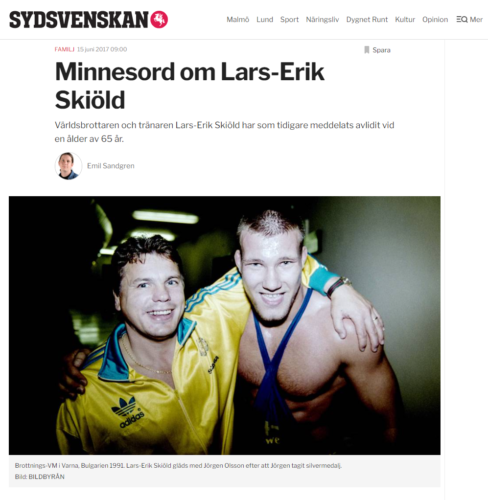 Minnesord om Lars-Erik Skiöld