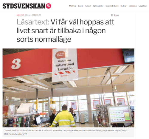 Vi får väl hoppas att livet snart är tillbaka i någon sorts normalläge